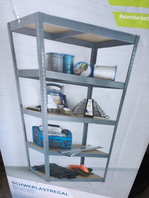WORKZONE Schwerlastregal NEU OVP 180x90x45 cm. Bis 800 Kg.gesamt belastbarkeit