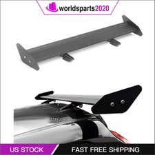 Fit For Universal Fitment 43 Aluminum Adjustable Gt Wing Single Deck Black
