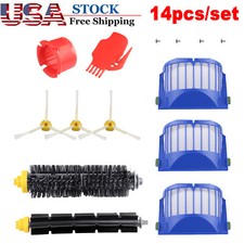 Replacement Parts Kit For iRobot Roomba 600 Series Vacuum Filter Brush Cleaner