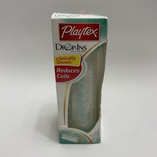 Playtex Baby Bottle Original Nurser Drop-ins 8 oz, Slow Flow Nipple, 5 Liners