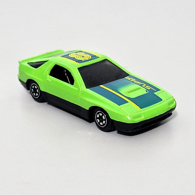 Vintage Yatming #807 MAZDA RX-7 2nd Gen Green 1/64 Diecast