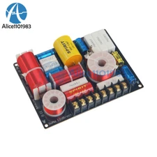 3 Way Crossover Audio  Speakers Frequency Divider 280W Bass Midrange Treble