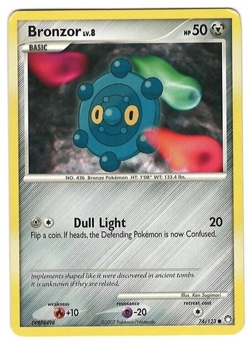 Pokemon - Bronzor 74/123 Pokemon Card Mysterious Treasures  - NM/M - Picture 1 of 1