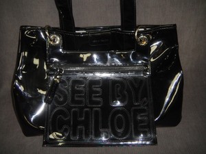 chloe patent leather bag