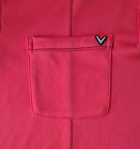 Callaway Herren Golf Poloshirt Rosa Kurzarm Freizeit (Medium) - Bild 3 von 11