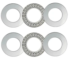 Mower Steering Spindle Needle Bearing Kit: Bearings & Washers for 3/4" Spindles