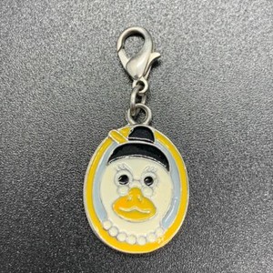 Ganz Webkinz Ms Birdy Duck Charm Silver Tone Yellow