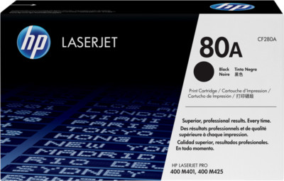 Original HP Toner Schwarz CF280A 80A