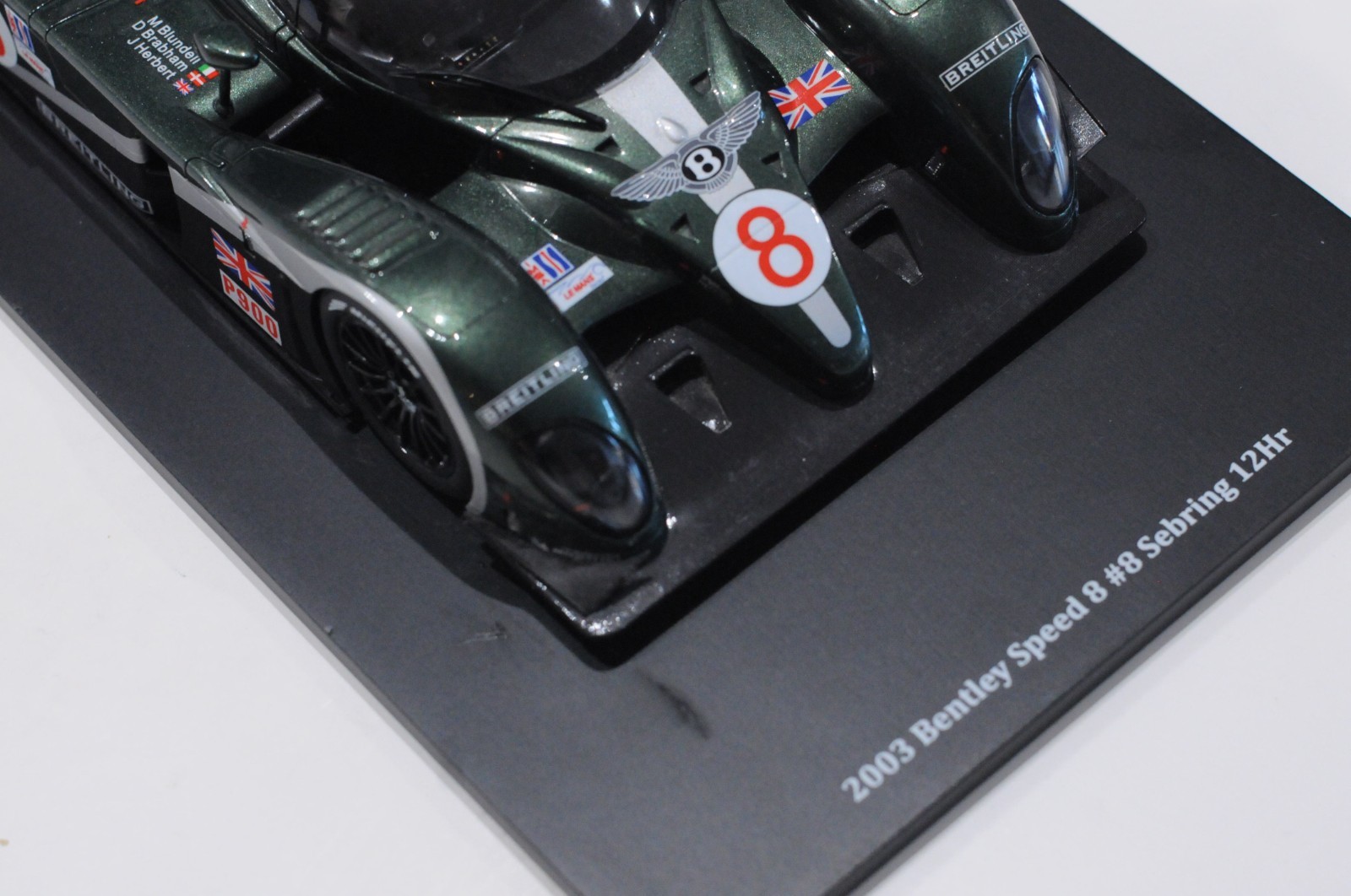 TSM MODEL 2003 BENTLEY SPEED 8 SEBRING 12-H 3RD PLACE #8 SCALE 1:18