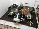 1990 GI Joe General Mobile Strike Headquarters , Helicopter, Figure 90% Complete