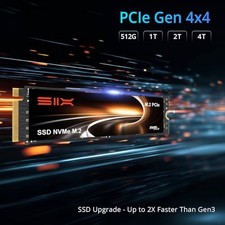 512GB NVMe M.2 SSD PCIe 4.0 7100MB s Gaming Storage Upgrade Heatsink for PC 4