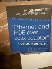 Veracity VHW-HWPS-B Highwire PowerStar Ethernet and Poe Over Coax Base Unit