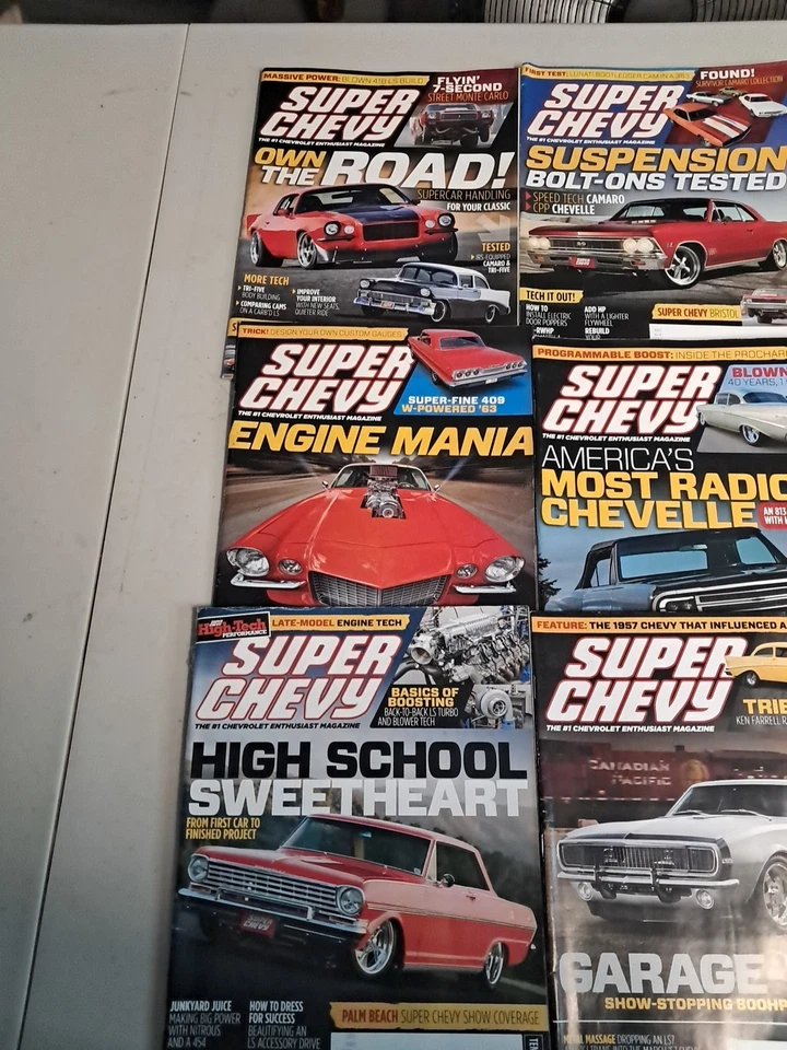 Lot Of Super Chevy Magazines From 2015 Full Year 12 Issues Foto 4 de 4