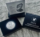U.S. Mint 2022 American Eagle 1 oz Silver Uncirculated Coin w/ Box & Certificate