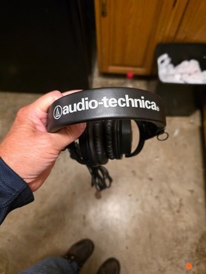 Audio-Technica ATH-M30X Studio Monitor Headphones Tested Working 3.5mm