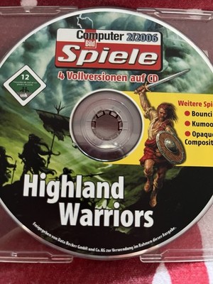 Highland Warriors   DVD Computerbild Spiele 2/2006 - Selten Ohne Cover