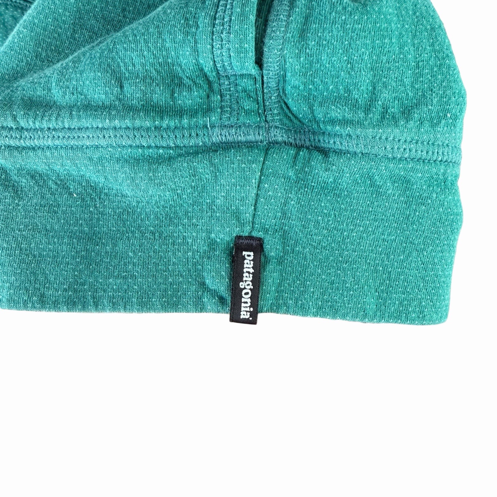 Patagonia Green Funnel Neck Womens Size M Pullover Sweatshirt Pockets Outdoor thumbnail 2