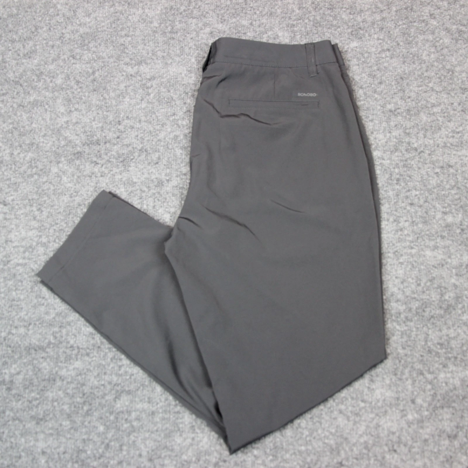 Bonobos Pants Men's 34X30 (Actual 34X27) Gray Tailored Golf Lightweight