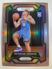 2023-24 Panini Prizm Silver Keyontae Johnson Rookie Card #176. rookie card picture