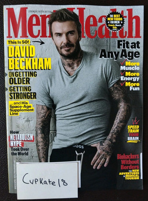 MEN S HEALTH Magazine March April 2025 DAVID BECKHAM Cover Fit Age NEW w/label