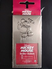 Vintage 2001 Disney's Mickey Mouse Metal Picture Frame by Connoisseur Holds 2"X2