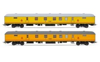 Electrotren 2-Tlg. Set Postwagen Renfe Gelber Farbgebung, Ep. IV-V HE4021