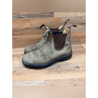 Blundstone Chukka Boots in Taupe Brown with Black Elastic Size 5.5 AU/UK Blundstone women size 8US |5 AU Chukka Boots Taupe Brown  main image 2