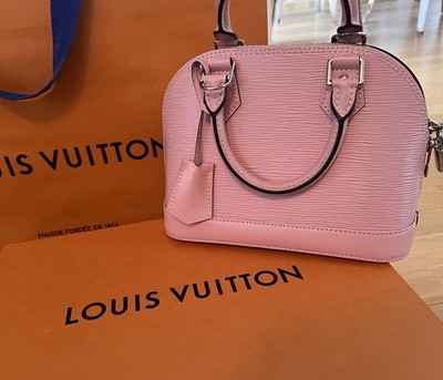 Louis Vuitton Alma BB Epi Leder Handtasche in Rose Ballerine