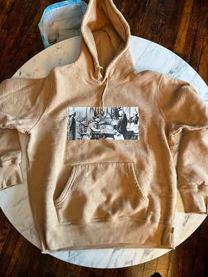 SUPREME Mike Kelley HOODIE Men's Medium Logo Rare Ben Franklin