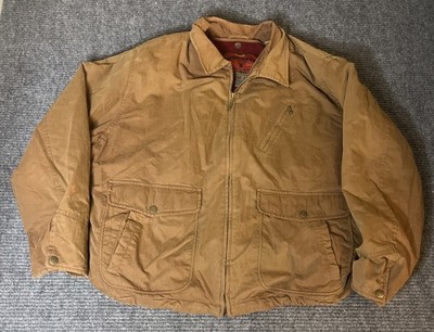 VTG 90s GAP Sportsman Jacket Mens XL Parks & Recreation Distressed Canvas Coat