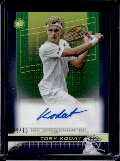 2024 Topps Chrome Toby Kodat Auto I RC Black Refractor Rookie #9/10