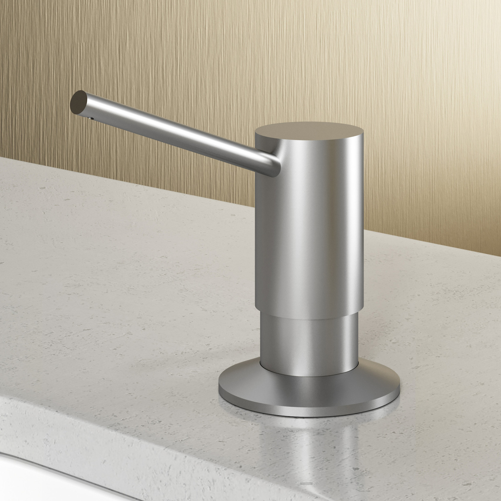 Vigo VGSD004 Braddock Deck Mounted Soap Dispenser - Stainless Steel