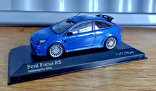Minichamps 1:43 Ford Focus RS 2009 Blue with Silver Wheels 1 of 1776, 400 088101
