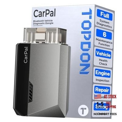 Carpal OBD2 Scanner Bluetooth - Scanner for Car, AI-Assisted All System Grey