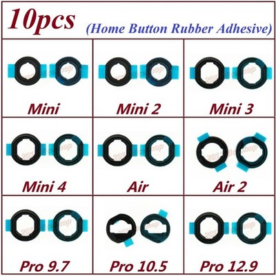 OEM Home Button Rubber Seal Bracket Adhesive For iPad Mini Air 1 2 3 4 Pro 10.5
