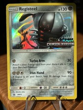 Registeel SM75 LP (STAFF) Prerelease Stamped Promo Sun & Moon Crimson Invasion on eBay