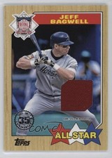 2022 Series 2 1987 Topps Baseball All-Star Relics Jeff Bagwell HOF 18bz