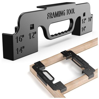 3 in 1 Metal Framing Tools,16 Inch on Center Framing Layout Tool,Cast Aluminu...
