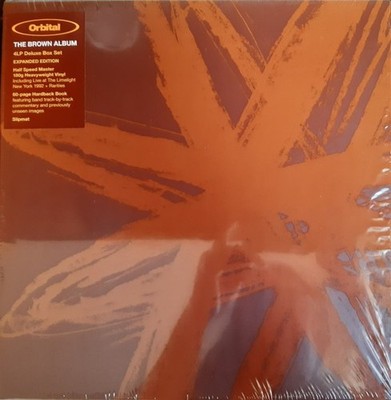 ORBITAL '' THE BROWN ALBUM '' SEALED 4 X LP DELUXE BOX SET / 60 PAGE BOOK / RARE