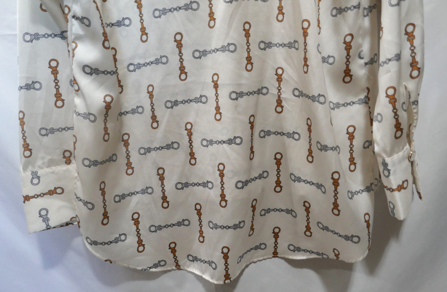 Zara Basic Ivory Tunic Polyester Long Sleeve Chai… - image 13