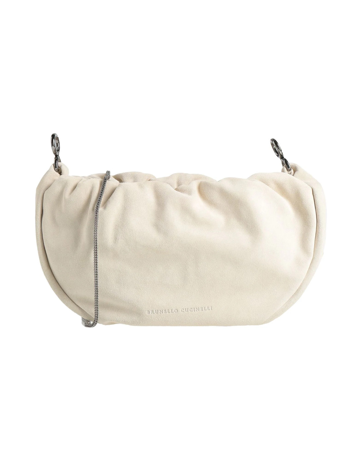 Brunello Cucinelli - Women - Suede Hobo bag - Ivory 570690₽
