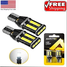AUXITO LED Reverse Back Up Light Bulb 921 W16W T15 912 906 916 Super White 6500K