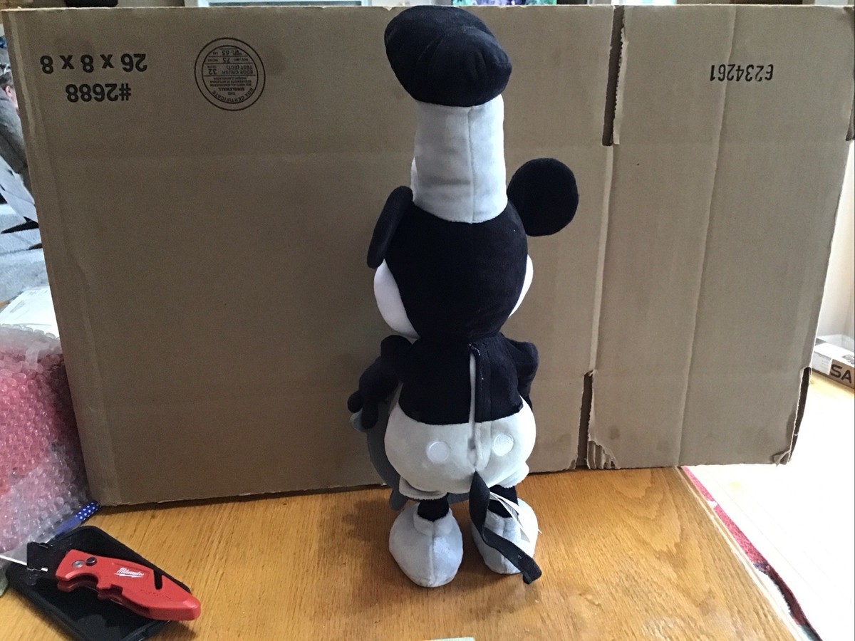 Disney Mickey Mouse 90th Special Edition Steamboat Willie Plush