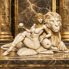 Resin mold Small beauty goddess egyptian queen silicone mold