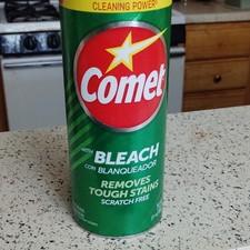 Comet Bleach Powder Cleaner Removes Tough Stains Scratch Free 21 oz