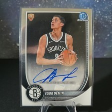 2025-26 Bowman Chrome Egor Demin Rookie Auto #BCA-ED Brooklyn Nets