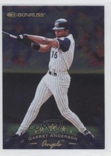 1998 Donruss Collections Donruss Garret Anderson #41 d1f