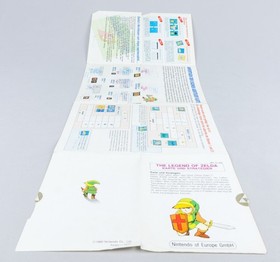 Nintendo NES *The Legend of Zelda* OVP CIB Karte PAL B ZL-NOE +