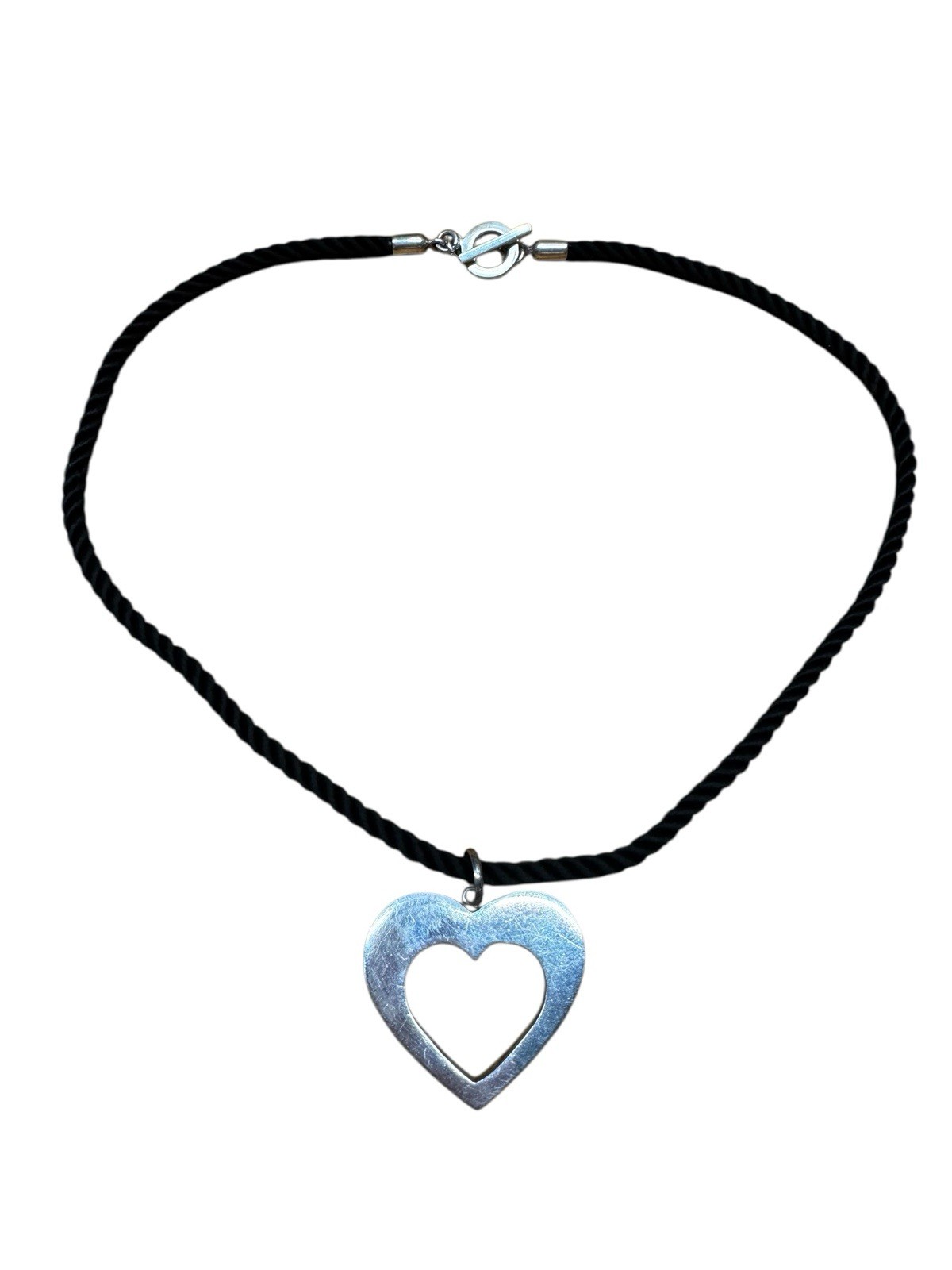 ATI Mexico 925 Sterling Silver Heart Necklace