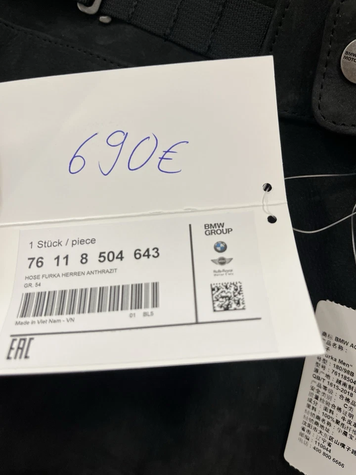 BMW Motorrad Hose FURKA trousers Gr. 54 Neu - Bild 4 von 4